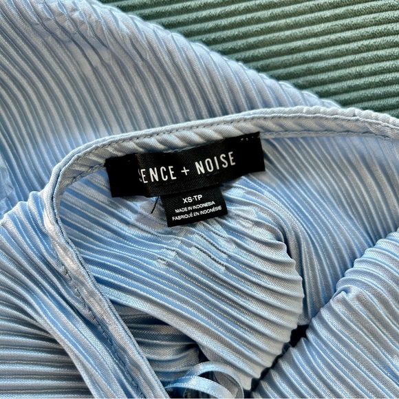 Urban Outfitters Silence + Noise Sienna Plisse Cowl Neck Halter Midi Dress, XS - Picture 8 of 8